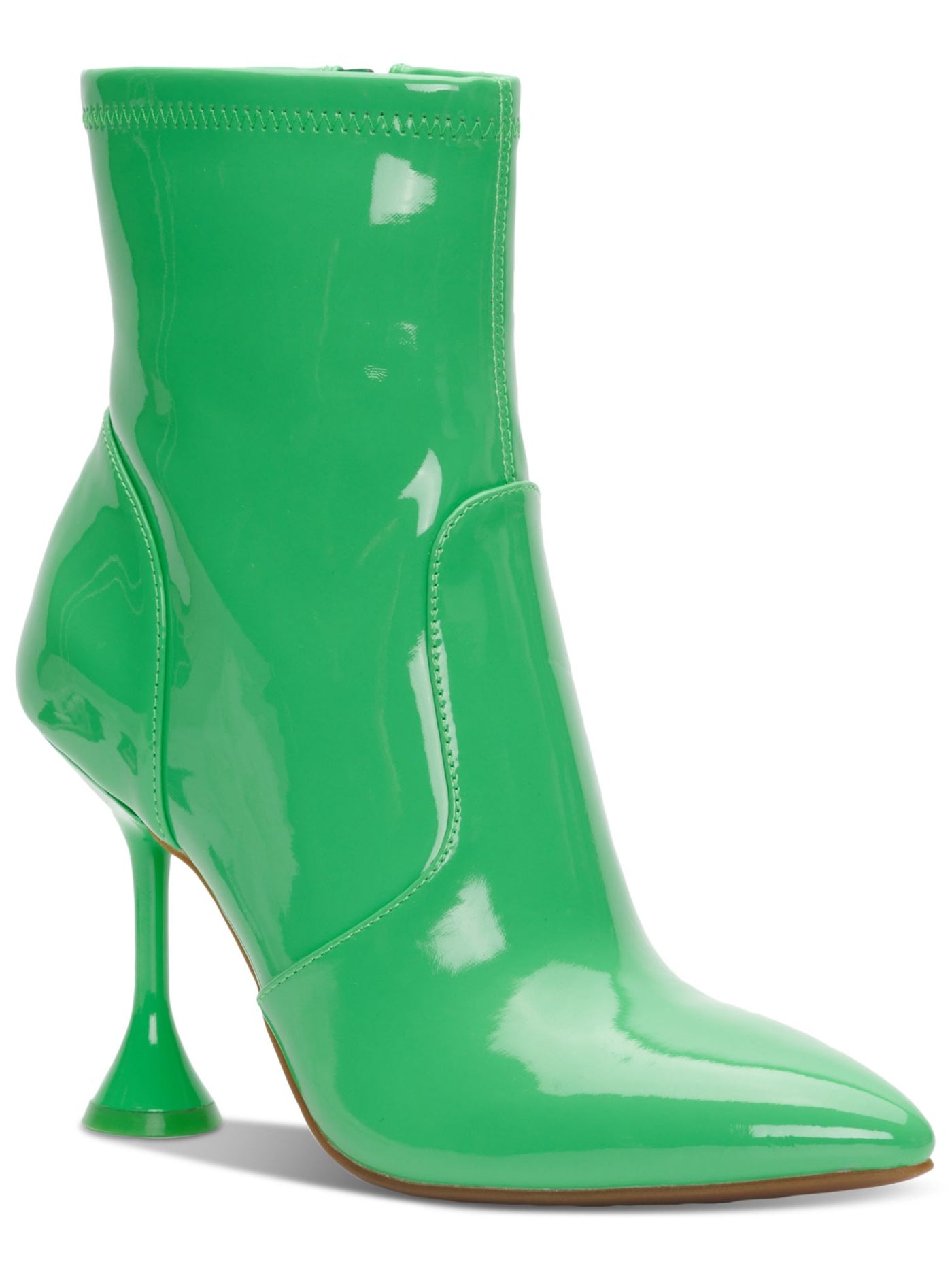 INC Womens Green Comfort Slip Resistant Ibrina Pointed Toe Flare Dress Boots 7.5 M