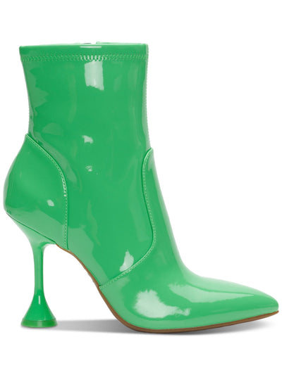 INC Womens Green Comfort Slip Resistant Ibrina Pointed Toe Flare Dress Boots 7.5 M