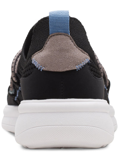 CLOUD STEPPERS BY CLARKS Womens Black Elastic Bands Breathable Cushioned Removable Insole Ezera Round Toe Wedge Slip On Sneakers Shoes 5.5 M