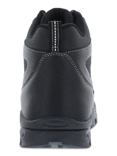 WEATHERPROOF VINTAGE Mens Black Pull Tab 1 Platform Lug Sole Padded Jasper Round Toe Block Heel Lace-Up Hiking Boots 13 M
