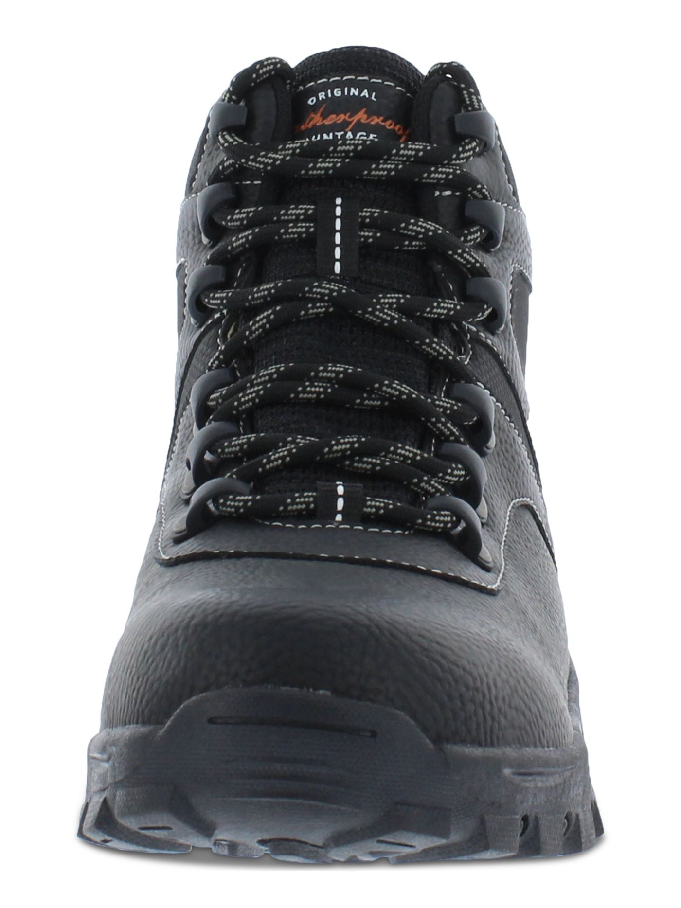 WEATHERPROOF VINTAGE Mens Black Pull Tab 1 Platform Lug Sole Padded Jasper Round Toe Block Heel Lace-Up Hiking Boots 13 M