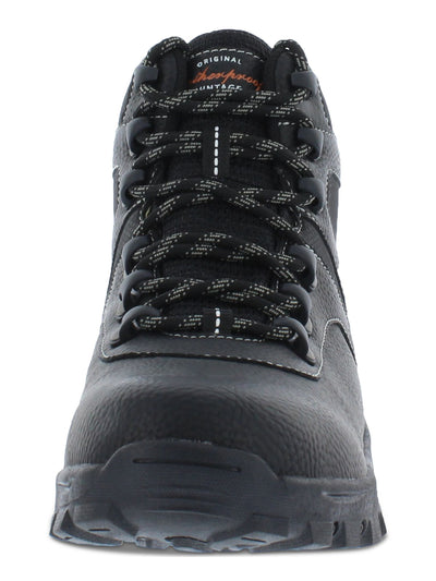 WEATHERPROOF VINTAGE Mens Black Pull Tab 1 Platform Lug Sole Padded Jasper Round Toe Block Heel Lace-Up Hiking Boots 13 M