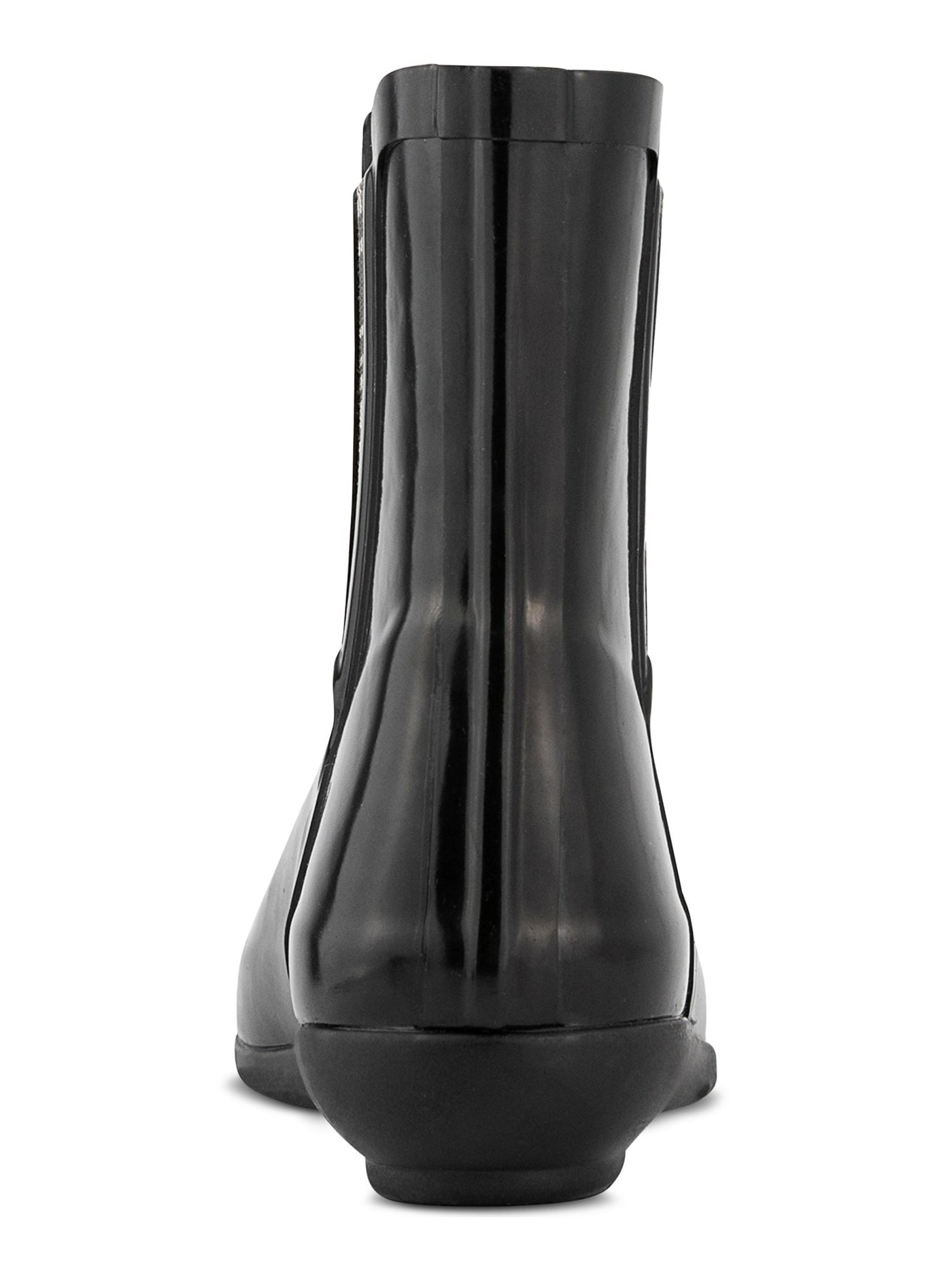 CHARTER CLUB Womens Black Removable Insole Goring Cloudburst Round Toe Rain Boots 9 M