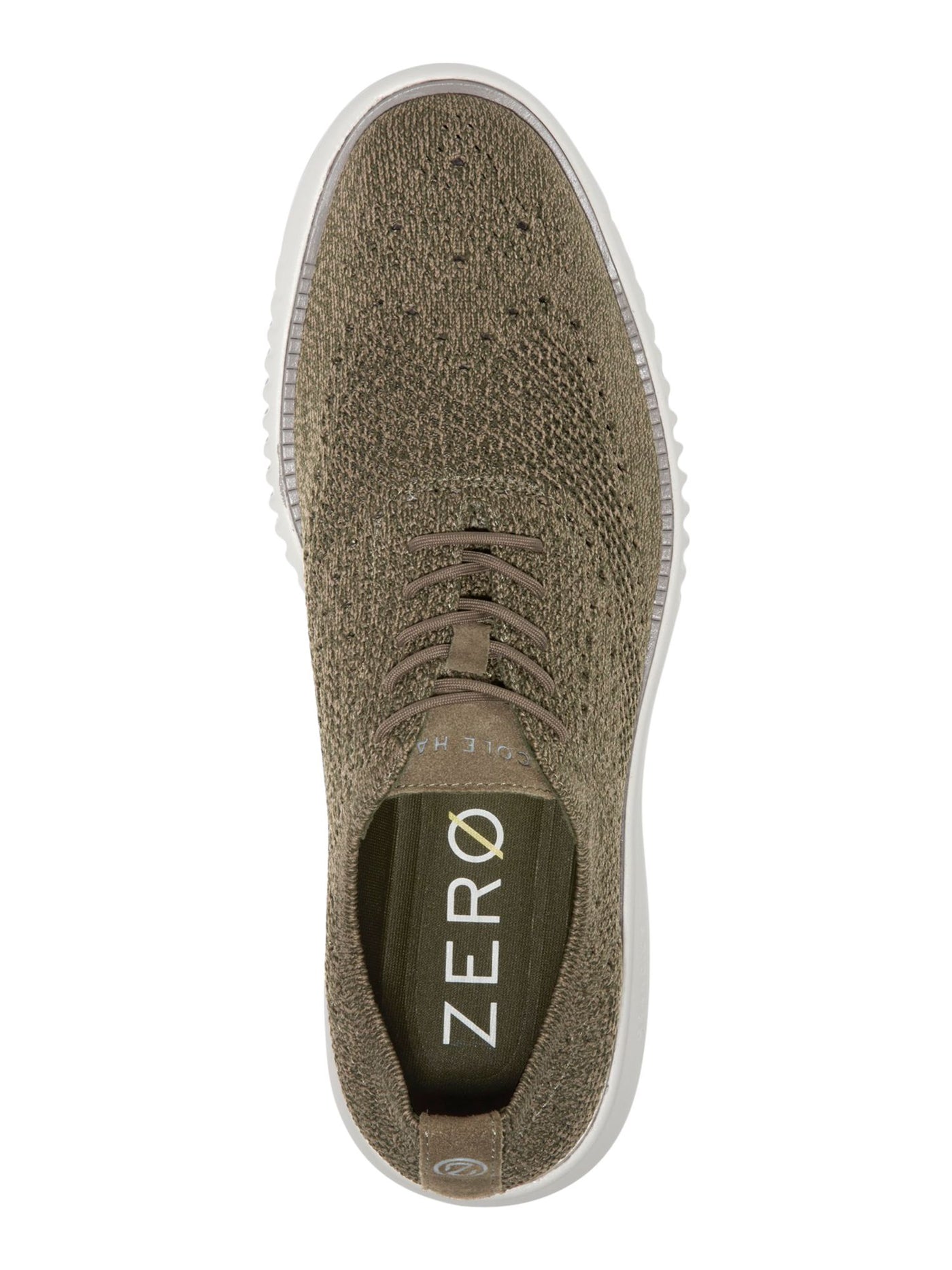 COLE HAAN Mens Green Perforated Cushioned Stitchlite Round Toe Lace-Up Oxford Shoes 9 M
