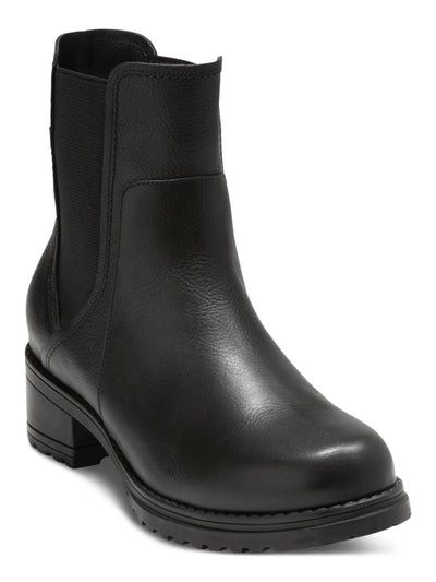 COLE HAAN Womens Black Arch Support Cushioned Camea Round Toe Block Heel Leather Chelsea Boot 11 B