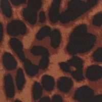 MATEO BY INC Womens Black Animal Print Stretch Luisa Pointed Toe Zip-Up Dress Heeled Boots M