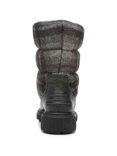 SARTO BY FRANCO SARTO Womens Gray Plaid Comfort Jenze Round Toe Wedge Winter 6 M