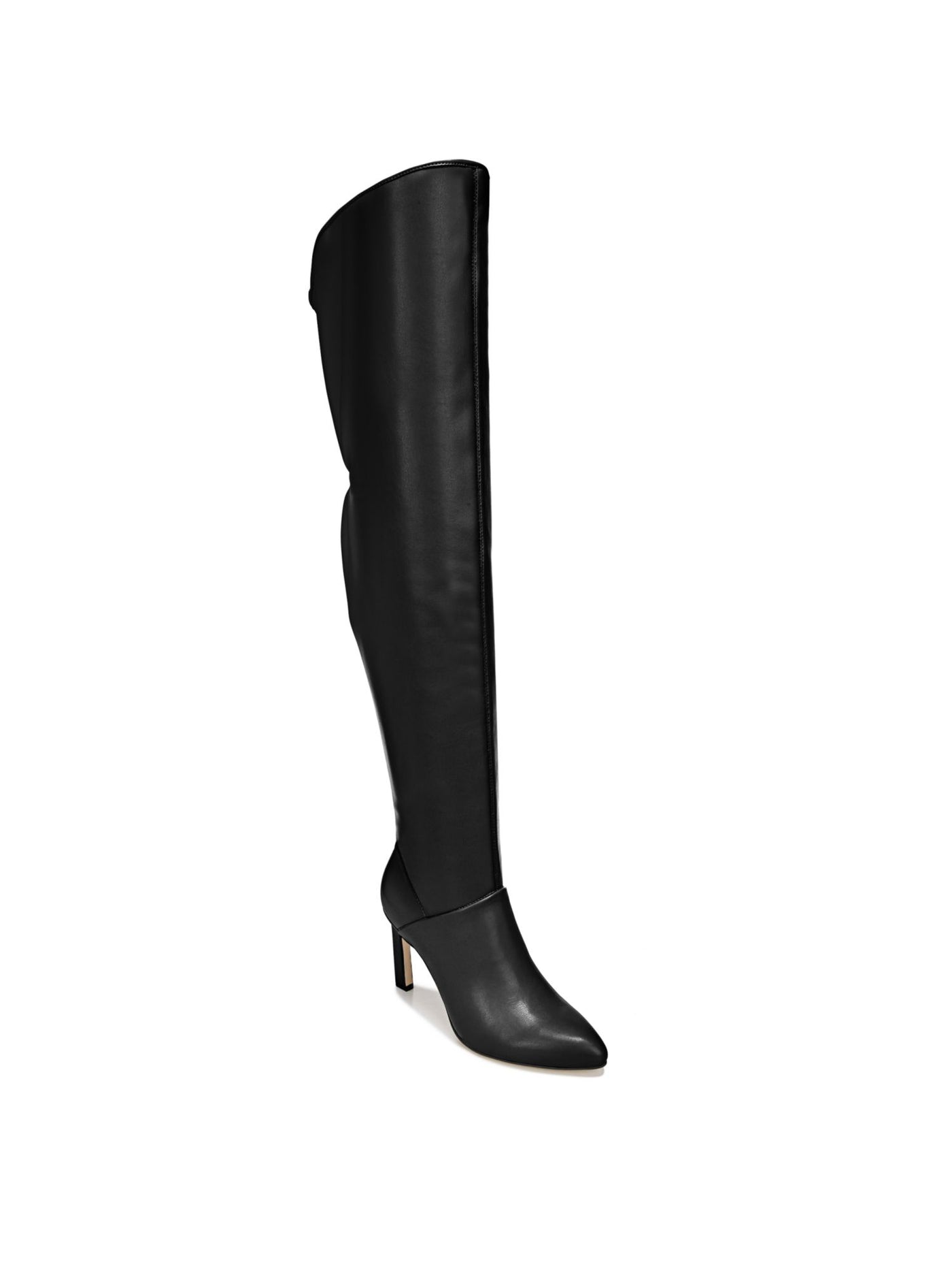 SARTO Womens Black Padded Callie 2 Pointed Toe Stiletto Zip-Up Heeled Boots 7 M