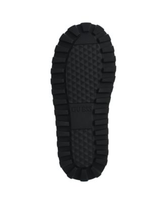 GUESS Womens Black Quilted Leian Round Toe Winter 5 M