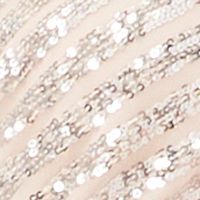 1. STATE Womens Beige Lined Elastic Waist Pullover Spaghetti Strap Surplice Neckline Short Party Fit + Flare Dress