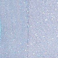 BLONDIE NITES Womens Light Blue Zippered Pleated Pocketed Lined Sleeveless V Neck Full-Length Formal Gown Dress