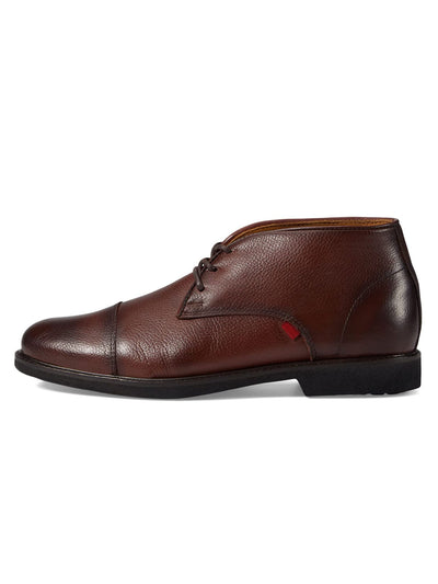 MARC JOSEPH NEW YORK Mens Brown Derby Padded Lenox Ave Cap Toe Block Heel Lace-Up Leather Dress Shoes 11
