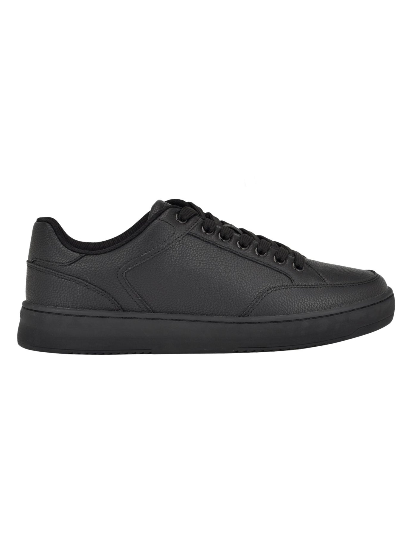 CALVIN KLEIN Mens Black Padded Lalit Round Toe Lace-Up Sneakers Shoes 10