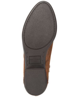 SUN STONE Womens Brown Cushioned Adelinee Almond Toe Block Heel Booties M