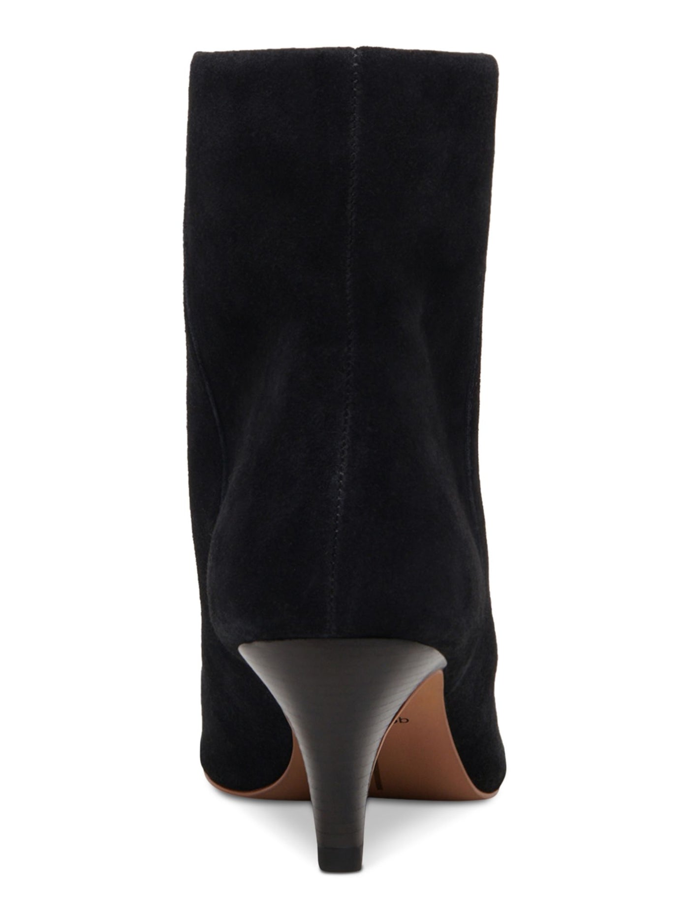 DOLCE VITA Womens Black Padded Dee Pointed Toe Kitten Heel Leather Dress Booties 8.5 M
