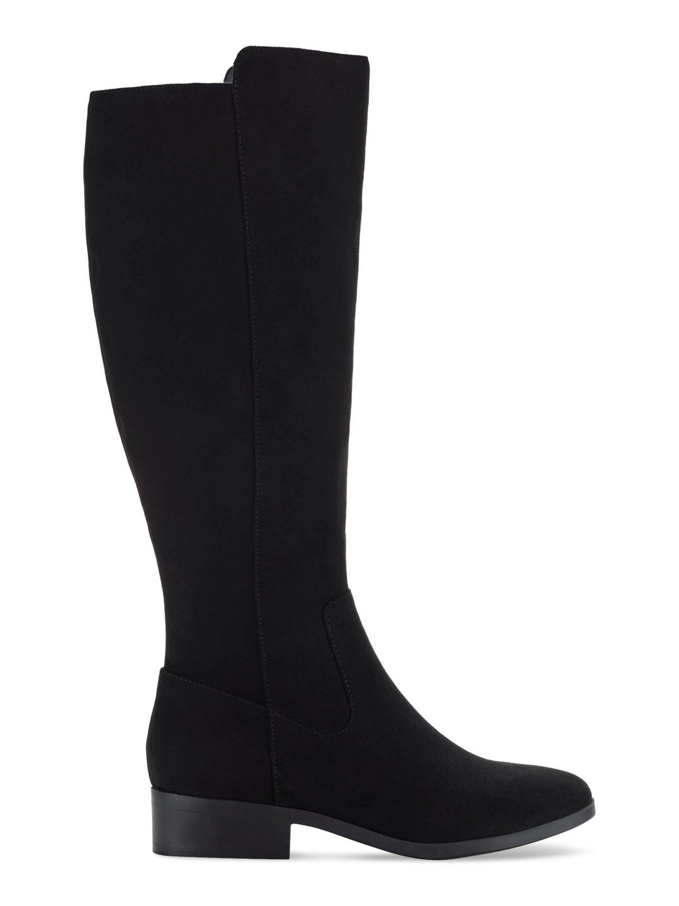 STYLE & COMPANY Womens Black Padded Goring Charmanee Round Toe Block Heel Zip-Up Boots Shoes 6 M