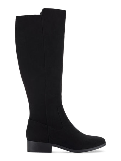 STYLE & COMPANY Womens Black Padded Goring Charmanee Round Toe Block Heel Zip-Up Boots Shoes 6 M