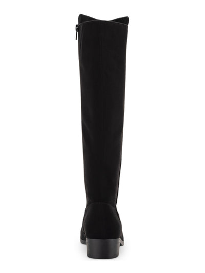 STYLE & COMPANY Womens Black Padded Goring Charmanee Round Toe Block Heel Zip-Up Boots Shoes 6 M