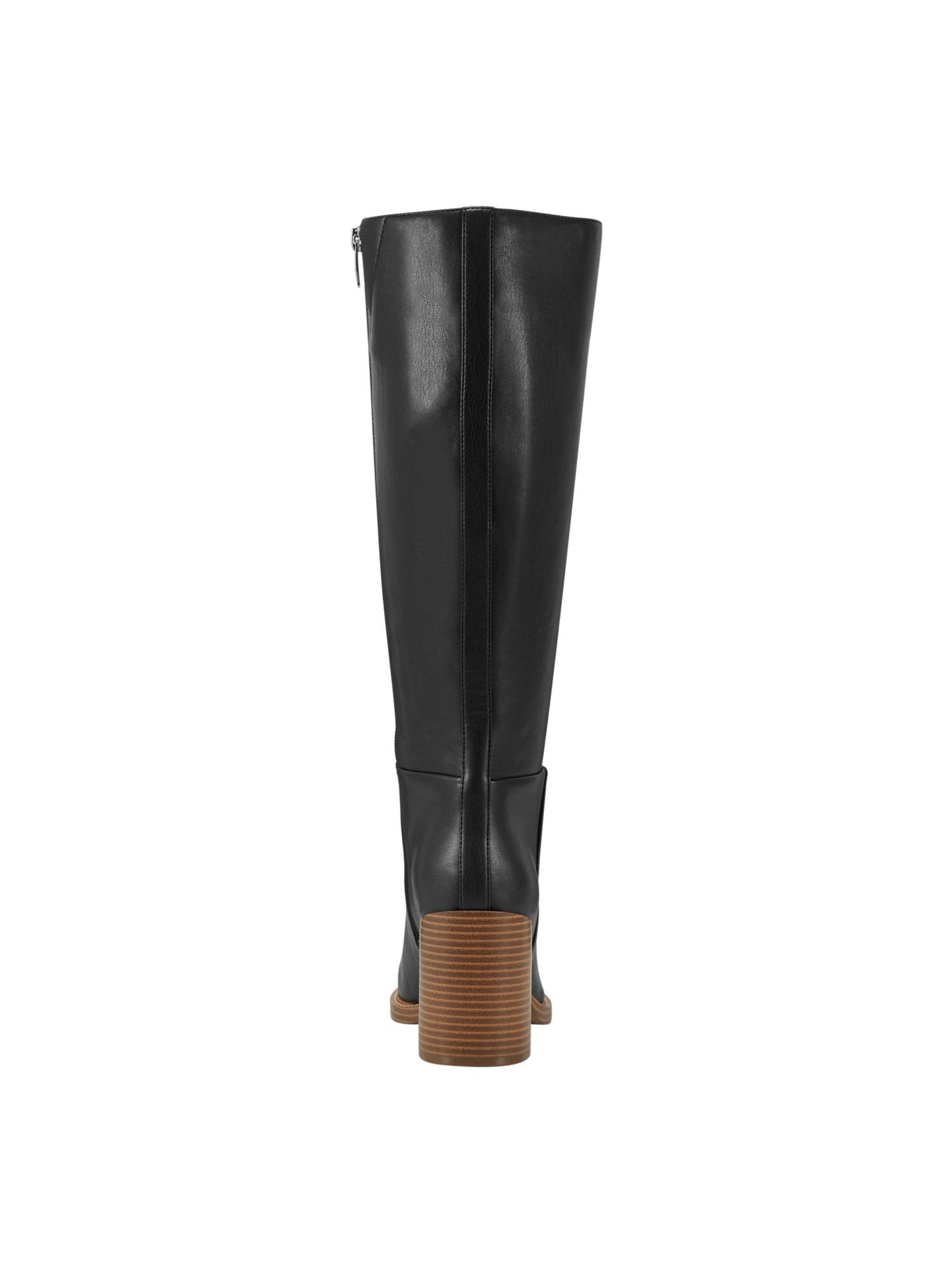 MARC FISHER Womens Black Goring Padded Gabey Round Toe Block Heel Zip-Up Heeled Boots 8.5 M