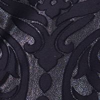 MSK Womens Navy Zippered Lined Bell Sleeve V Neck Short Party Sheath Dress