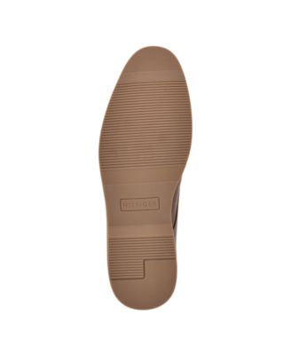 TOMMY HILFIGER Mens Brown Heel Pull-Tab Cushioned Rawstin Cap Toe Lace-Up Chukka Boots