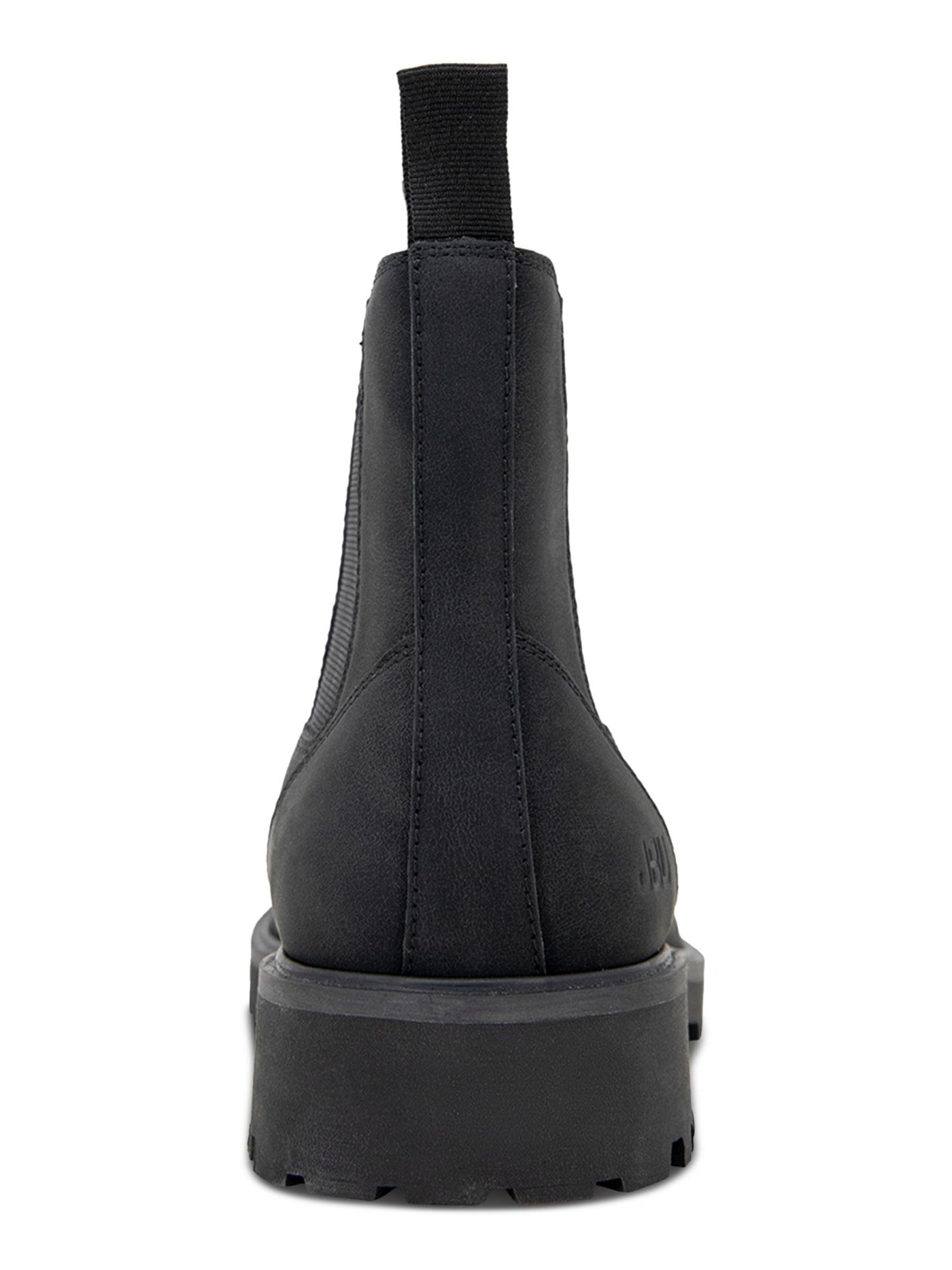 JBU BY JAMBU Womens Black Cushioned Goring Lug Sole Treaded Slip Resistant Water Resistant Kai Round Toe Slip On Chelsea Boot 9 M