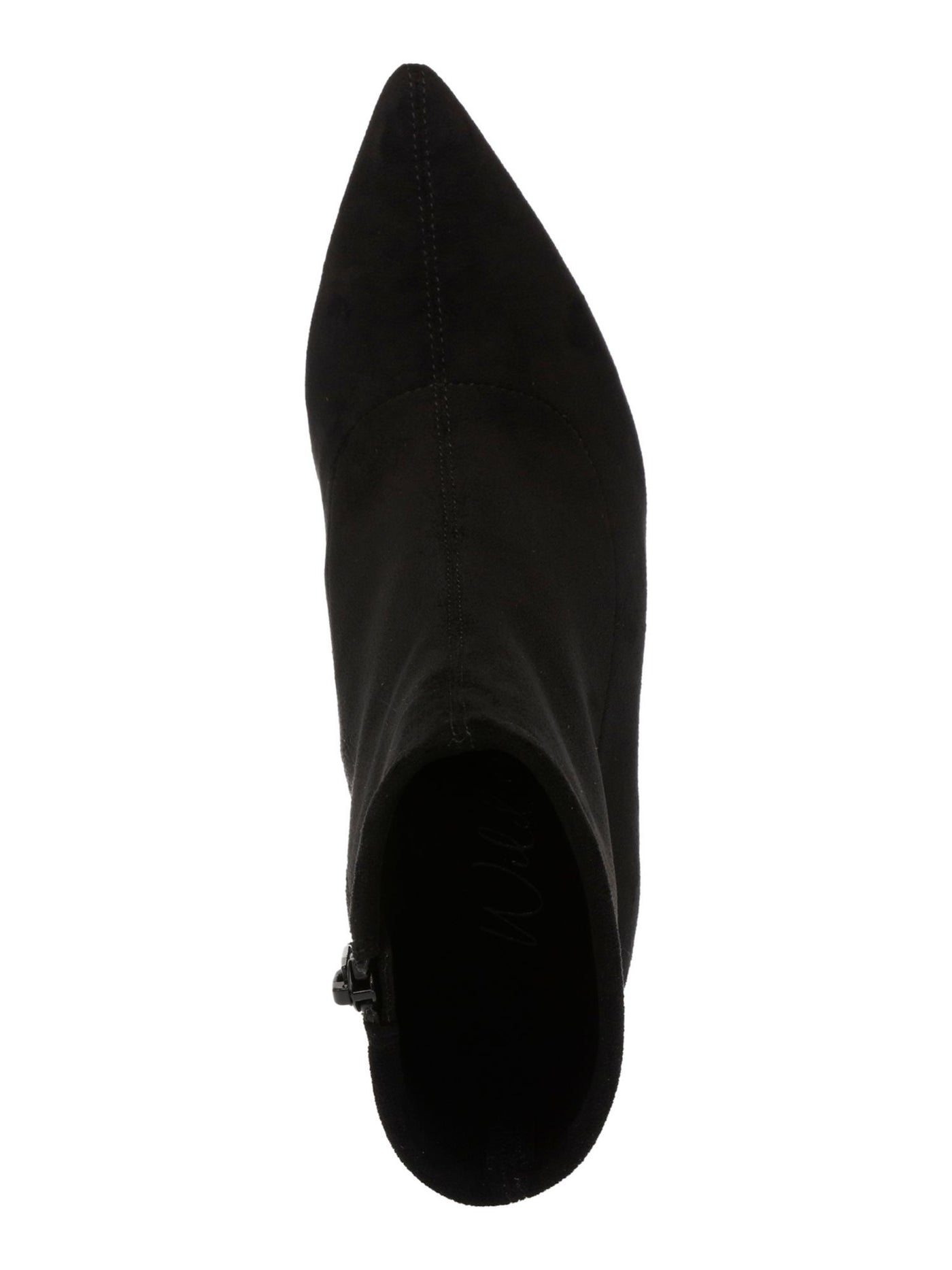 WILD PAIR Womens Black Padded Iloise Pointed Toe Block Heel Zip-Up Dress Booties 11 M