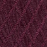 JESSICA HOWARD Womens Burgundy Pocketed Ribbed Trim Long Sleeve Cowl Neck Short Sweater Dress