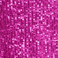 KENSIE DRESSES Womens Pink Sequined Lined Ribbon Tie Keyhole Back Sleeveless Mock Neck Short Party Shift Dress