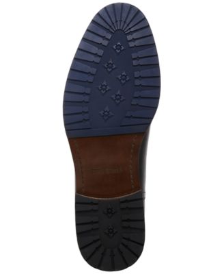 STEVE MADDEN Mens Black Heel Pull-Tab Goring Padded Sully Round Toe Block Heel Leather Chelsea Boot M