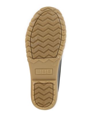 JBU BY JAMBU Mens Brown Color Block Waterproof Padded Maine Round Toe Block Heel Lace-Up Duck Boots M