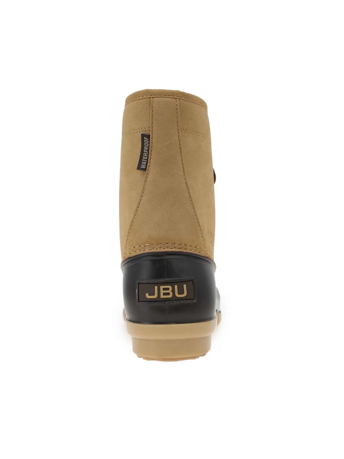 JBU BY JAMBU Mens Brown Color Block Waterproof Padded Maine Round Toe Block Heel Lace-Up Duck Boots 11 M