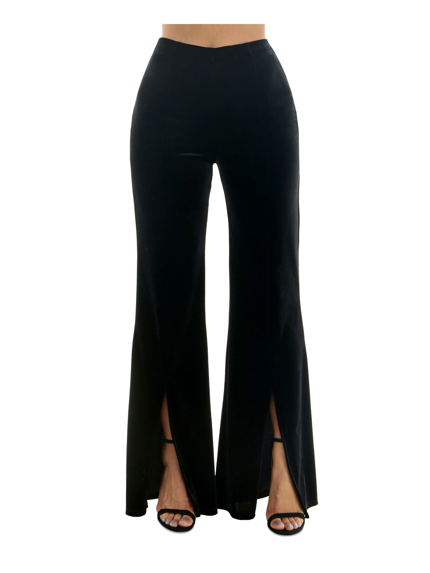 ALEX & SOPHIA Womens Black Party High Waist Pants Juniors XXS