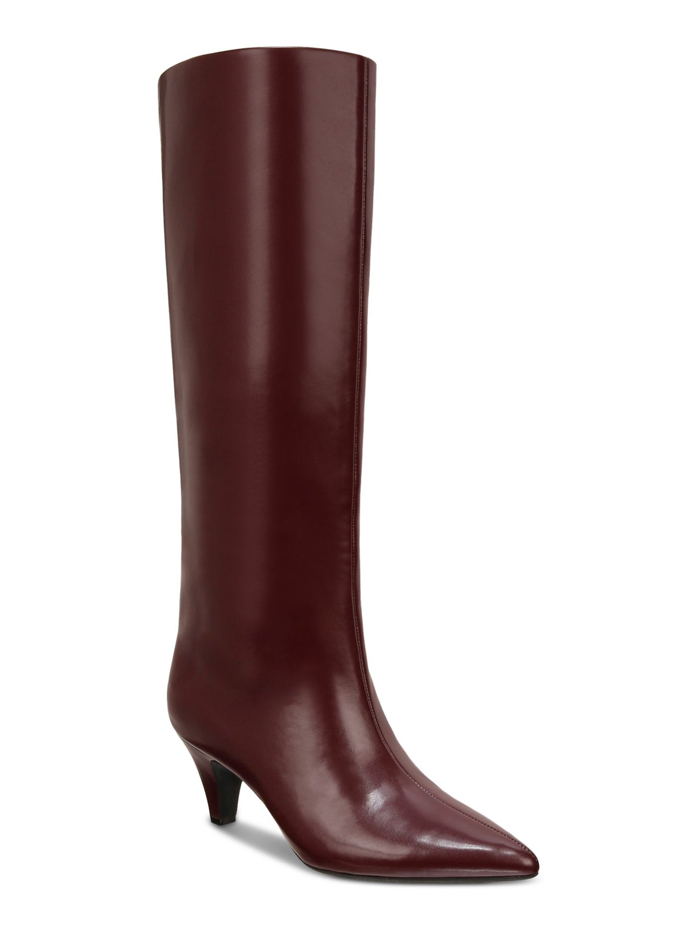 ALFANI Womens Burgundy Padded Kaiaa Pointed Toe Kitten Heel Zip-Up Dress Boots 5 M