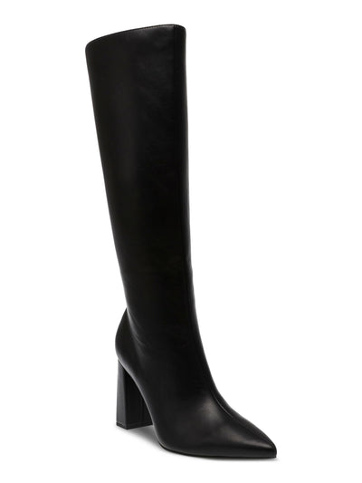 THALIA SODI Womens Black Goring Padded Islah Pointed Toe Block Heel Zip-Up Dress Boots 9.5