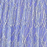 CITY STUDIO Womens Purple Zippered Adjustable Embellished Waist Glitter Mesh L Sleeveless Square Neck Full-Length Prom Fit + Flare Dress