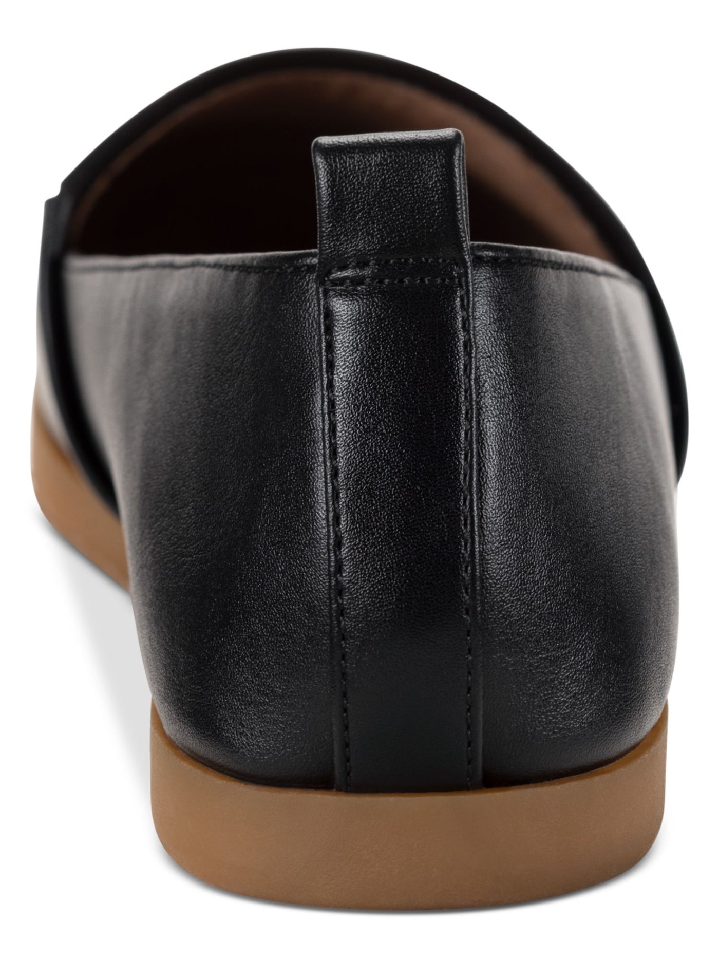 STYLE & COMPANY Womens Black Heel Pull-Tab Goring Cushioned Nolaa Round Toe Slip On Loafers Shoes 7 M