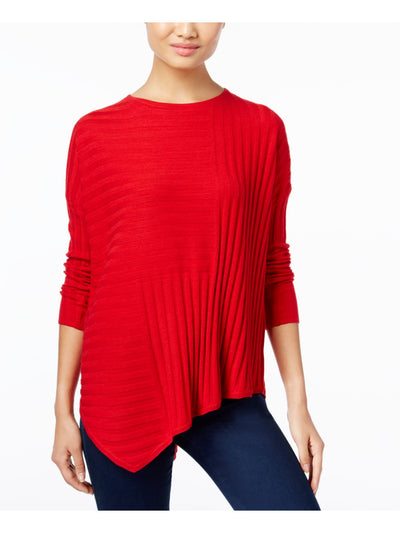 INC Womens Red Long Sleeve Scoop Neck Sweater XL