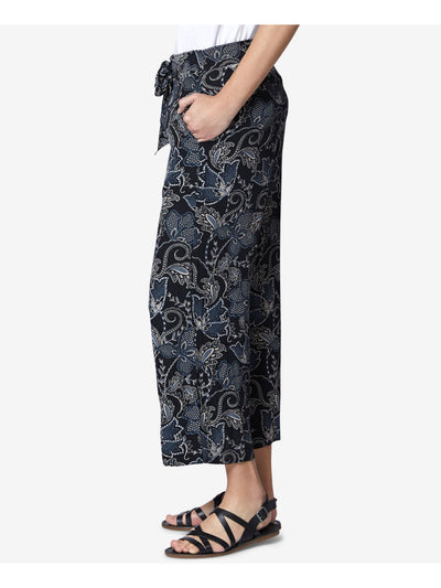 SANCTUARY Womens Black Wide Leg Printed Pants 25 Waist