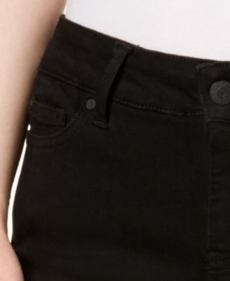 CELEBRITY PINK Womens Black Pocketed Zippered Skinny Jeans