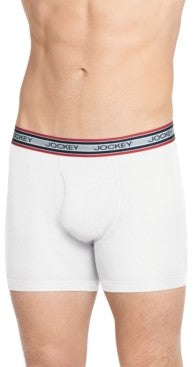 JOCKEY Intimates White Boxer Brief Underwear XL